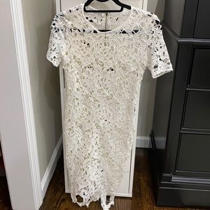 Laced See Through MIDI Dress